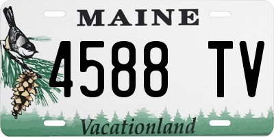 ME license plate 4588TV