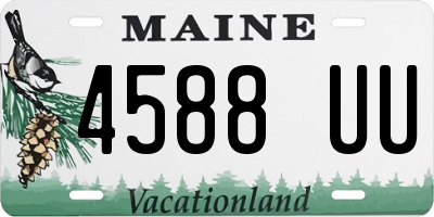 ME license plate 4588UU