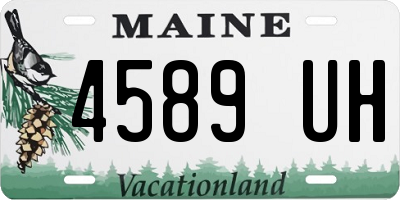 ME license plate 4589UH