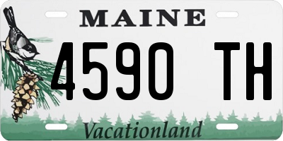 ME license plate 4590TH