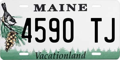 ME license plate 4590TJ