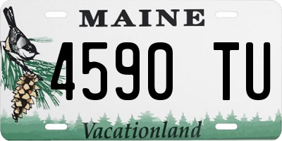 ME license plate 4590TU