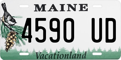 ME license plate 4590UD