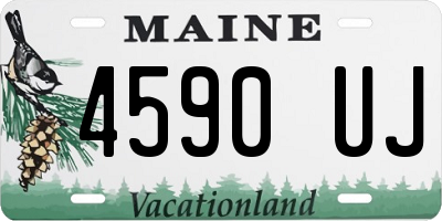 ME license plate 4590UJ