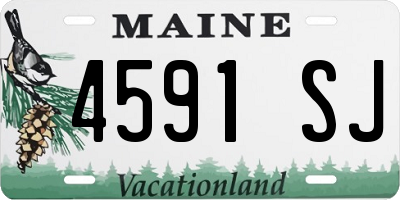 ME license plate 4591SJ
