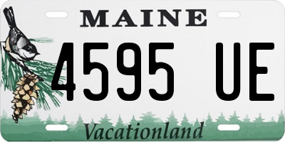 ME license plate 4595UE