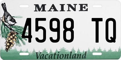 ME license plate 4598TQ
