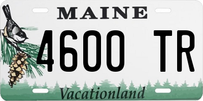 ME license plate 4600TR