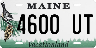 ME license plate 4600UT