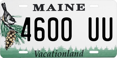 ME license plate 4600UU