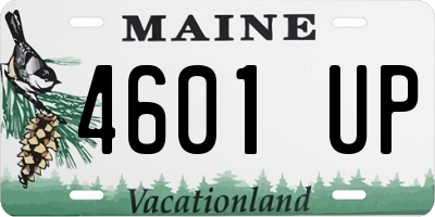 ME license plate 4601UP