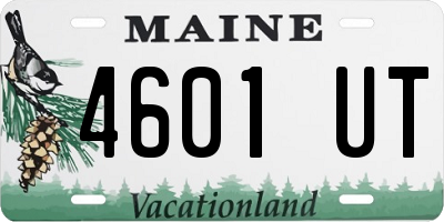 ME license plate 4601UT