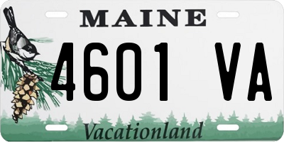 ME license plate 4601VA