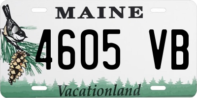 ME license plate 4605VB