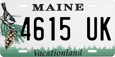 ME license plate 4615UK