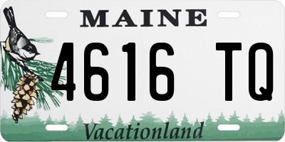 ME license plate 4616TQ