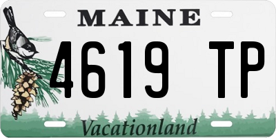 ME license plate 4619TP