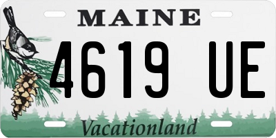 ME license plate 4619UE