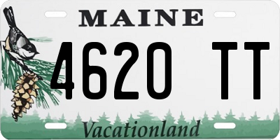 ME license plate 4620TT