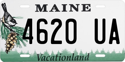 ME license plate 4620UA