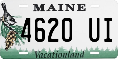ME license plate 4620UI