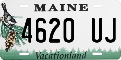 ME license plate 4620UJ