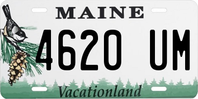 ME license plate 4620UM