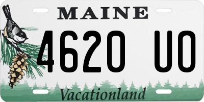 ME license plate 4620UO