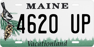 ME license plate 4620UP
