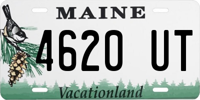 ME license plate 4620UT