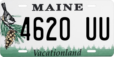 ME license plate 4620UU