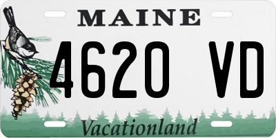 ME license plate 4620VD