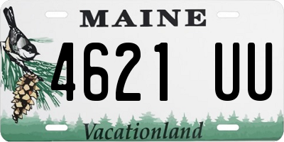 ME license plate 4621UU