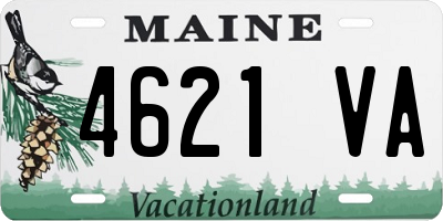 ME license plate 4621VA