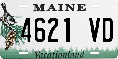 ME license plate 4621VD