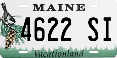 ME license plate 4622SI