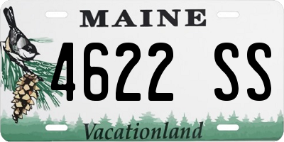 ME license plate 4622SS