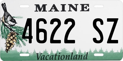 ME license plate 4622SZ
