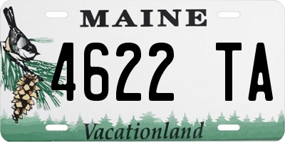 ME license plate 4622TA