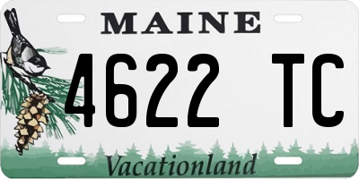 ME license plate 4622TC