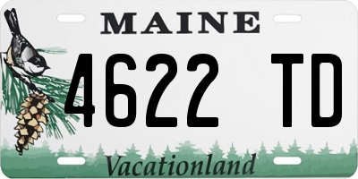 ME license plate 4622TD