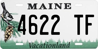 ME license plate 4622TF