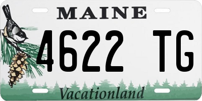 ME license plate 4622TG