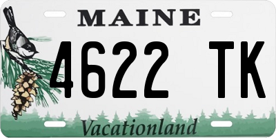 ME license plate 4622TK