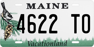 ME license plate 4622TO