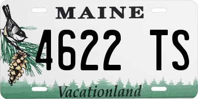 ME license plate 4622TS