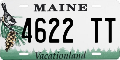 ME license plate 4622TT
