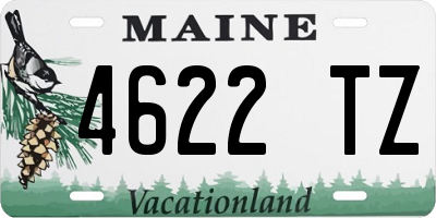 ME license plate 4622TZ
