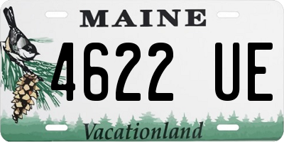 ME license plate 4622UE