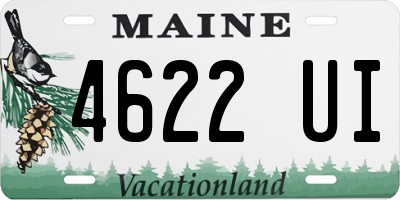 ME license plate 4622UI